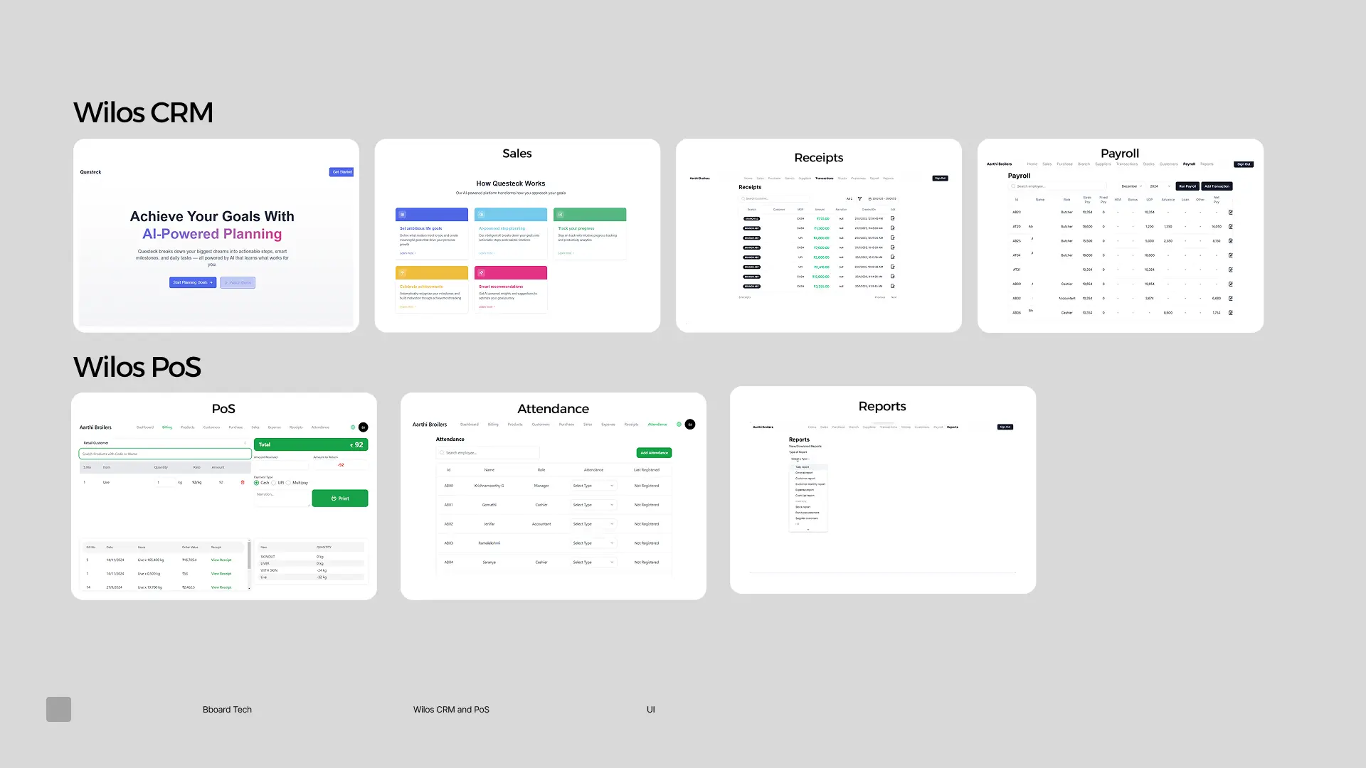 Wilos PoS project screenshot